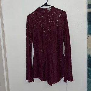 High Next Lace Romper